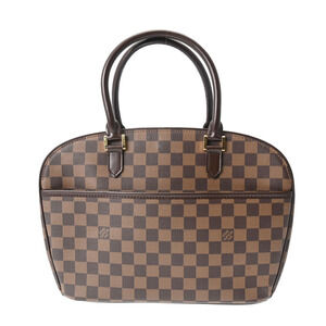 Louis Vuitton Damier Saria Horizontal Brown Canvas Handbag